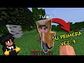 MI NOVIA JUEGA MINECRAFT POR PRIMERA VEZ