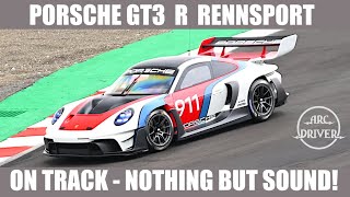 2024 Porsche 911 GT3 R Rennsport on Track - Pure Sound!