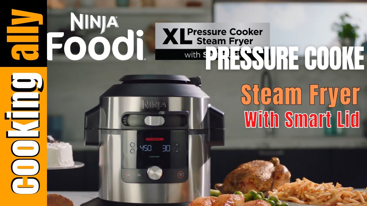 Pressure Cooker  How to Use the Foodi™ Smart Thermometer (XL Pressure  Cooker Steam Fryer SmartLid™) 
