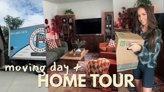 MOVING DAY + Furnished House Tour🚚🏡