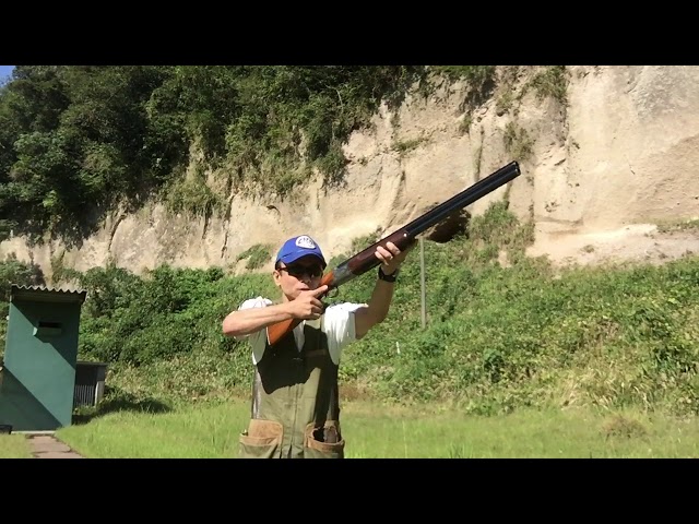 クレー射撃、スキート8Mの基本的な撃ち方、鹿児島射撃場、サツマ火薬