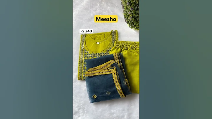 #trending I purchased this Kurti Set from Meesho at Rs 240 #meesho #ytshorts