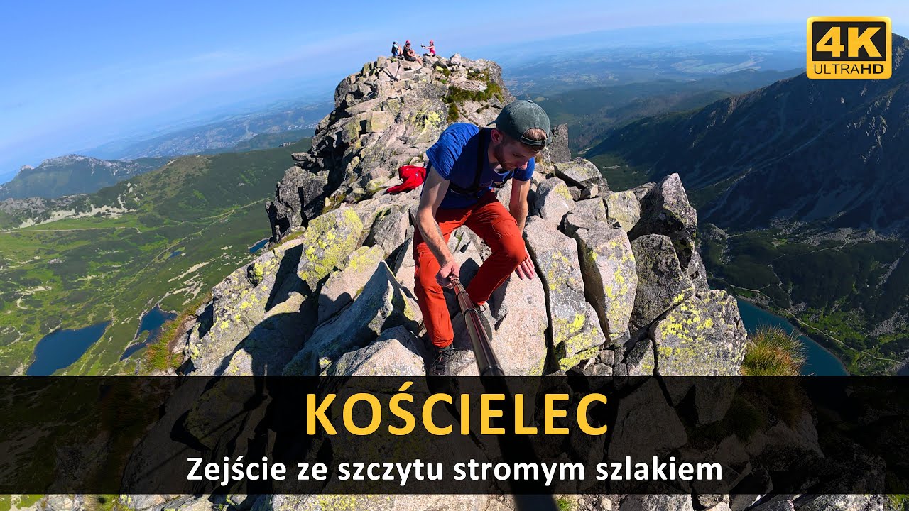Kościelec - zejście ze szczytu (cały szlak)