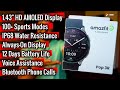 Amazfit Pop 3R Smartwatch Unboxing &amp; Review | 1.43&quot; Amoled HD Display, Metal Body, BT 5.3 Calling