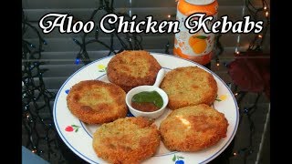 Aloo Chicken Kebabs