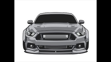 CAR ILLUSTRATION WITH CORELDRAW "PART I" (Free CDR)