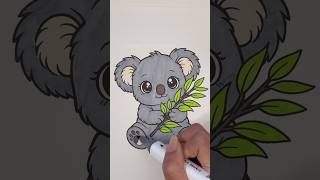Celebrity Cute Koala Coloring ASMR | Relaxing Marker Sounds 🐨✨ Wealth