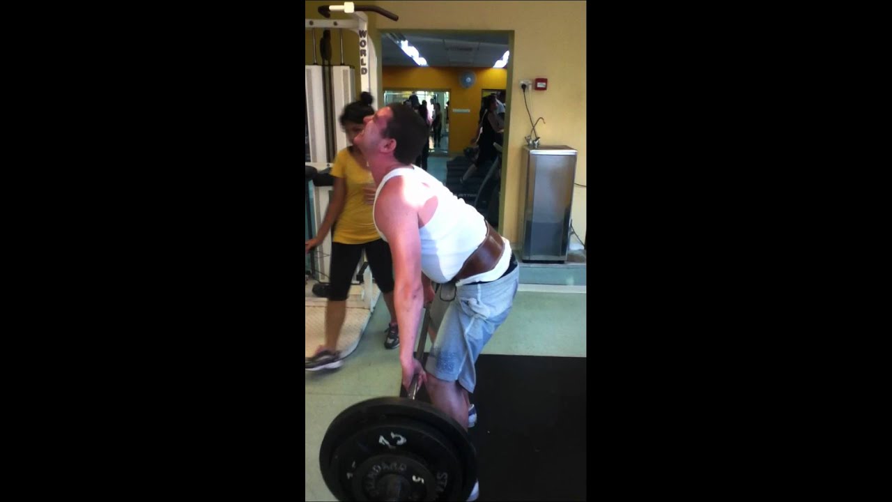 100kg / 220 pounds deadlift YouTube