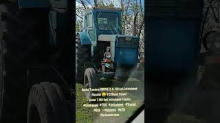 Soviet Tractors KIROVETS K-701 4x4 Articulated Monster 😮 V12 Diesel Power! + SOVIET  T-150 6x6