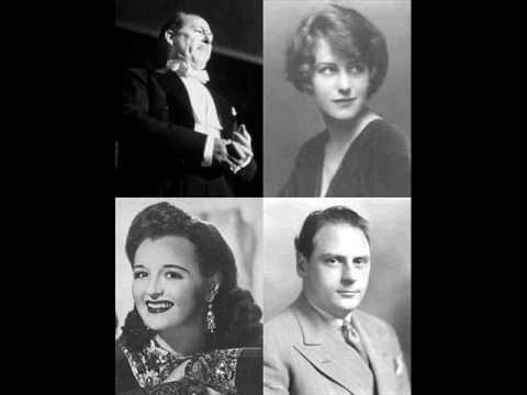 Frederick Jagel, Grace Moore, Frances Greer, & Frank Valentino - "La boheme" Act III quartet