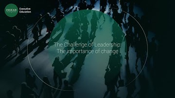 The importance of change