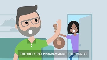 WiFi 7-Day Programmable Thermostat