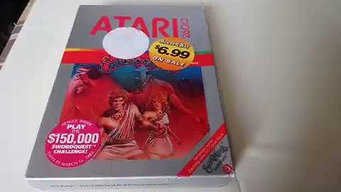 SWORDQUEST: Earthworld Atari 2600 Video Computer System Game Program Sealed Box 18.08.18