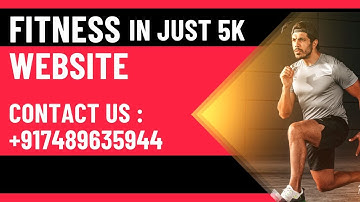 Get your responsive  fitness website| Full Demo & Features Overview✨  Contact us: +917489635944