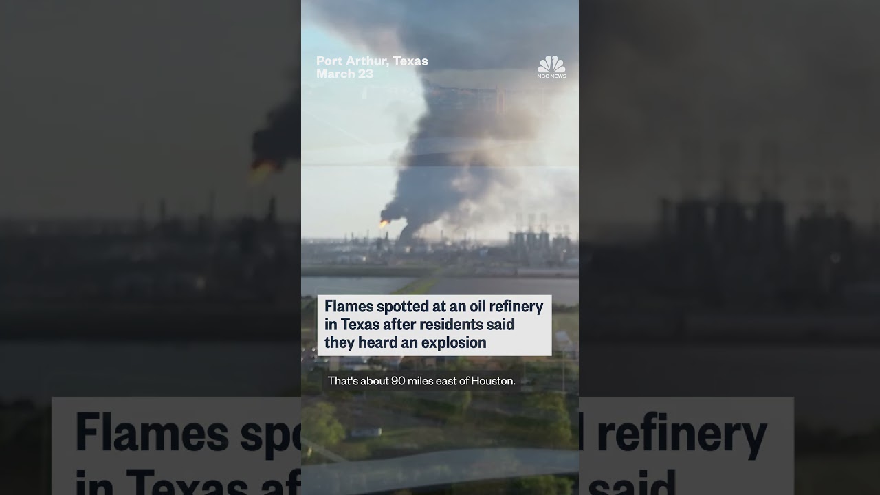 Shelter in place lifted after explosion at oil refinery