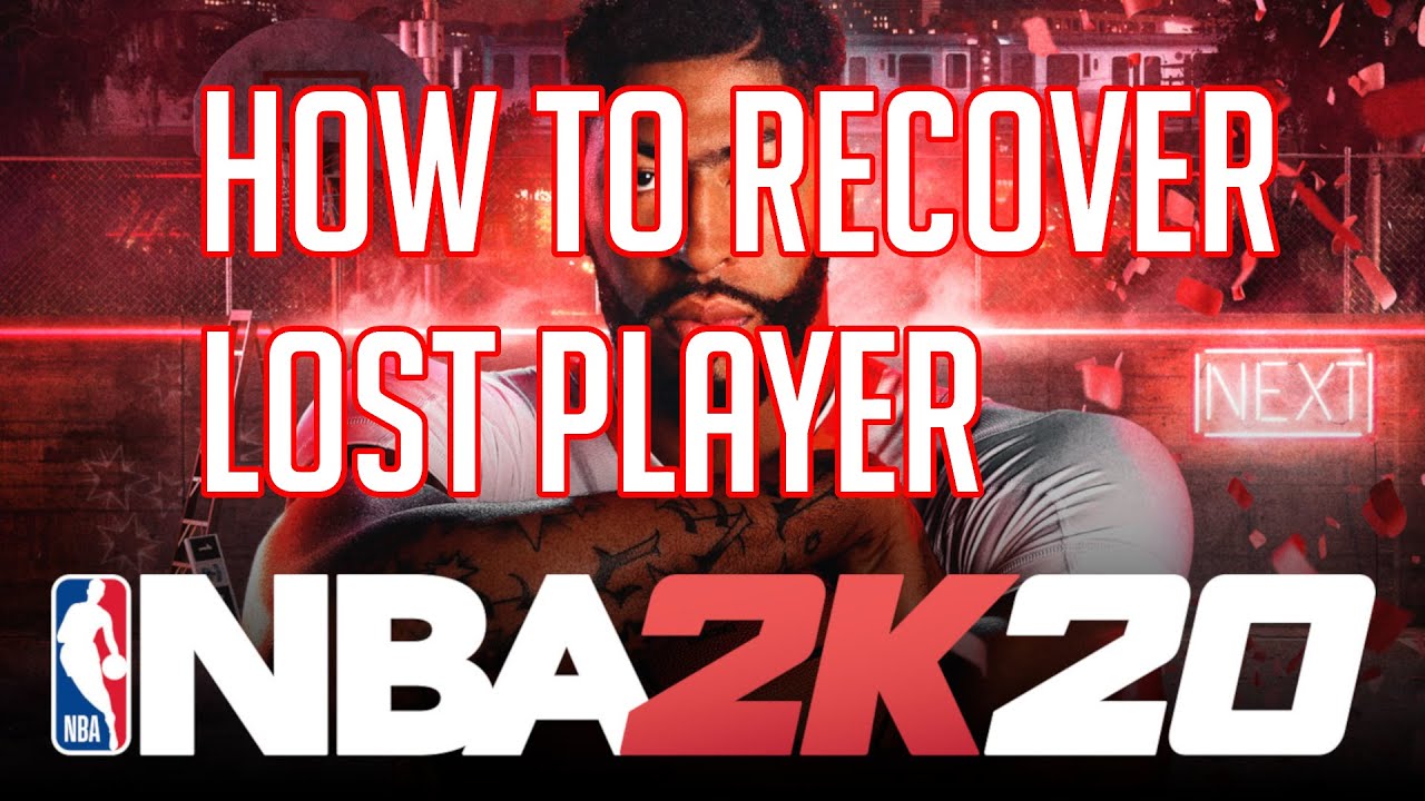 How to get back deleted 2k20 player YouTube