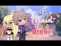 His Maid For A Month || Gacha Life Mini Movie