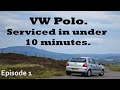 VW Polo 9n repairs. Episode 1,  1.4 engine service, oil and filter change.