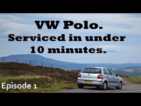 VW Polo 9n repairs. Episode 1,  1.4 engine service, oil and filter change.