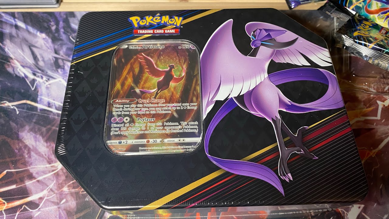 Pokemon Galarian Articuno Tin! Pokemon Galarian Articuno Tin!