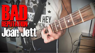 JOAN JETT - BAD REPUTATION GUITAR COVER (PunksCovers)