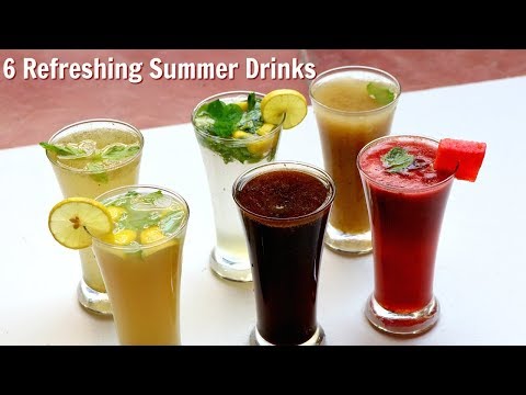 6-तरीके-के-फ्रेश-ड्रिंक-गर्मियों-के-लिए-|-6-refreshing-summer-drinks-|-summer-drink-|-kabitaskitchen