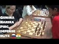 Gunina - Harika | Pirc defense with center hanging pawns