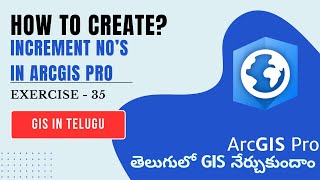 How to Create Sequence No's in ArcGIS Pro || GIS in Telugu