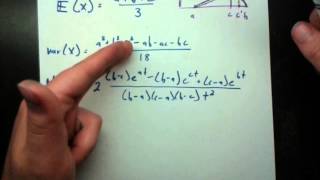 The Triangular Distribution