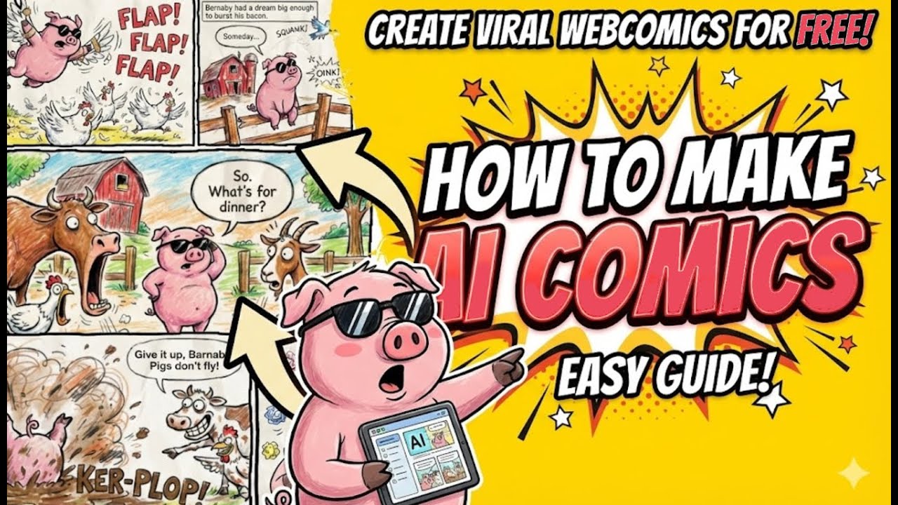 Gemini + NotebookLM = INSANE AI Comics | 2026 Easy Free Tutorial