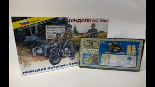 Обзор Zundapp KS 750 Звезда 3527 + Royal Model 293 (1/35)