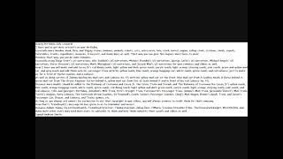 July Leonards Birthday Message