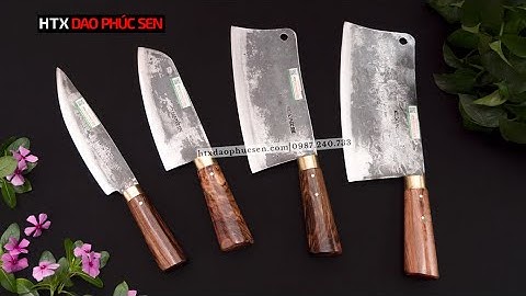 DAO PHÚC SEN, BỘ DAO ĐẦY ĐỦ CHỨC NĂNG TÉP NHÍP CÁN CẨM CHỈ_HÀNG CHUẨN CỦA HTX DAO  PHÚC SEN