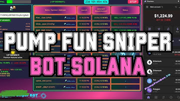 Signal-Harvest: Pump Fun sniper bot MEV Capture with Solana sniper bot Live Analysis