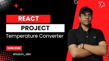 react + tailwind project. Temperature Converter