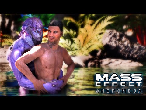 Mass Effect Andromeda - Jaal Ama Darav & Male Ryder Romance, All Scenes & Dialogues