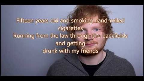 Ed Sheeran-Castle On the Hill  Lyrics