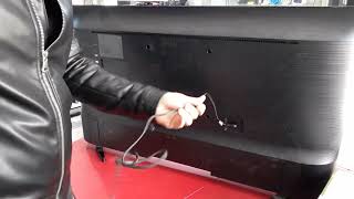 unboxing led samsung 40pouces H T 5300, install the application &amp; put the password Wifi