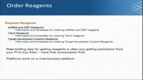 BroadE: Functional Genomic Screens in the RNAi Platform - Perturbation Reagents in the Platform