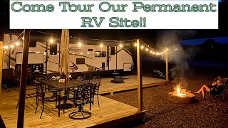 PERMANENT RV SITE TOUR: What We Did and Why// Tips, Tricks, and Inspiration for Your Seasonal Site