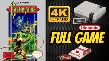 Castlevania | NES | 4K60ᶠᵖˢ UHD🔴| Longplay Walkthrough Playthrough Full Movie Game
