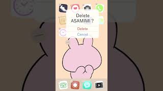 cute pink bunny asamimichaan part3 #shorts