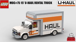 LEGO MOC#75  15' U-Haul Rental Truck Ford E350, Stop Motion Animation