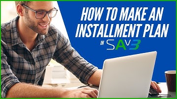 How to Create an Installment Plan in SA V3