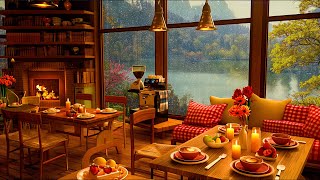 Unwind with Smooth Jazz Relaxing Music To Heal You ☕ Spring Cozy Coffee Shop Ambience For Work,Study