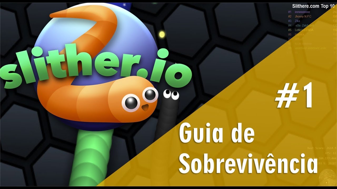 Slither.io - Minhoca Imortal - Vídeo épico TOP 1 