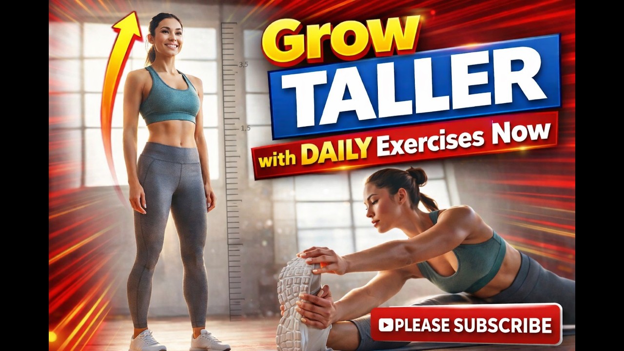 Grow TALLER with Daily Exercises Now