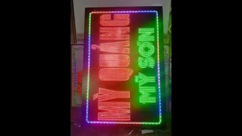 Làm bảng hiệu Led đẹp Đà Nẵng dasacmau com vn