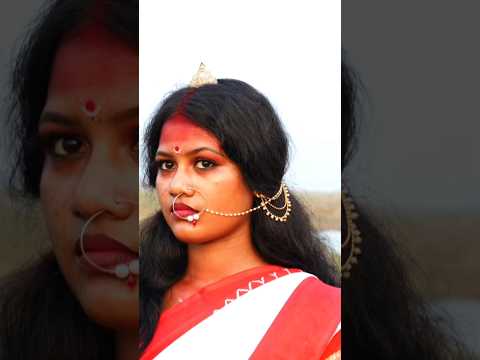 Maa Durga Agomoni Look Shoot 🎥🙏।। মা দূর্গা আগমনি।। 🙏🙏 #viral #reels #trending #agomoni #madurgalook