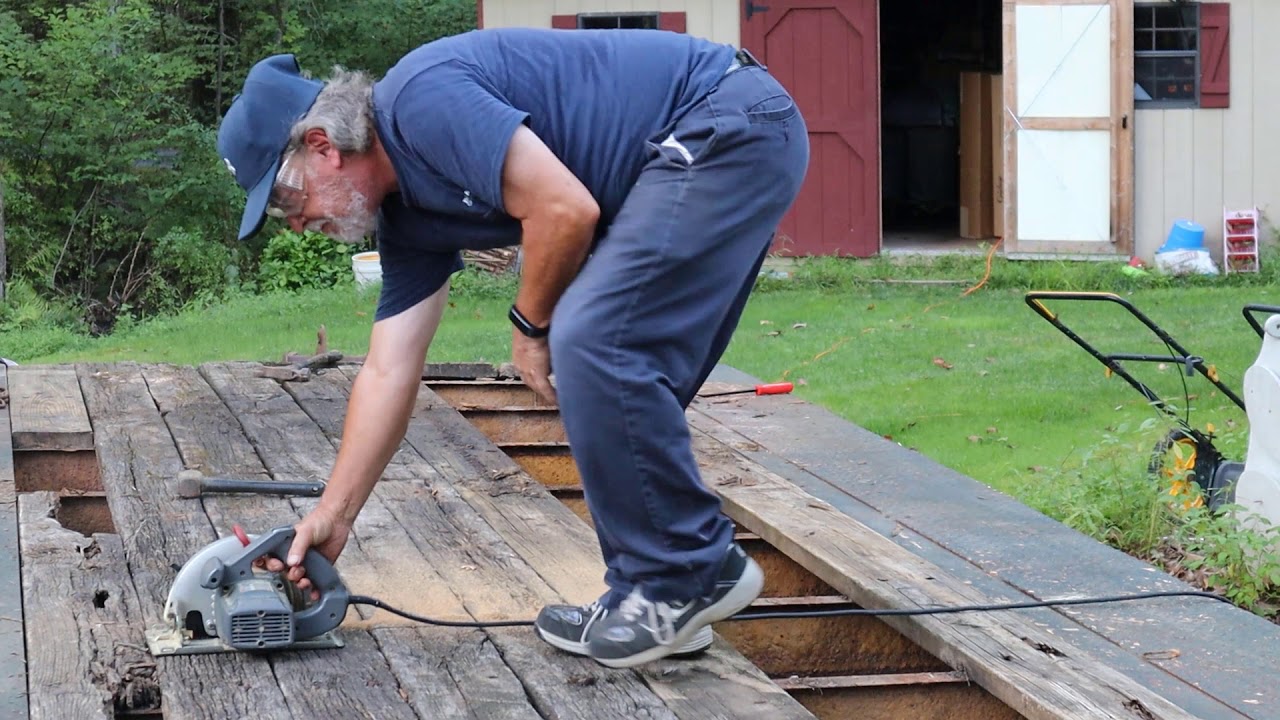 Trailer Deck Repairs part 2 deck removal YouTube